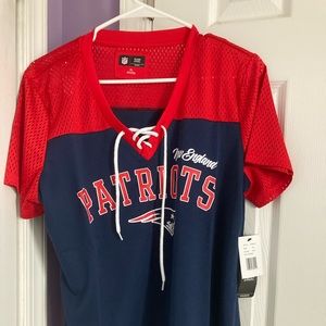 NFL Team Apparel Womens' New England Patriots Jersey Size XL New With Tags